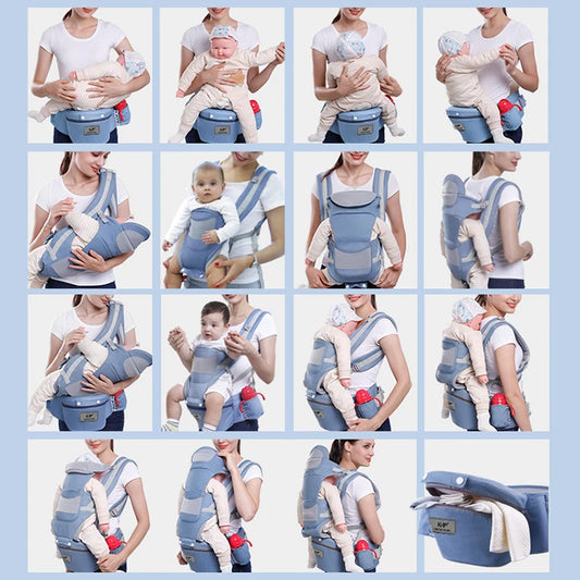 Mochila portabebés ergonómica | Fular portabebés cómodo y versátil