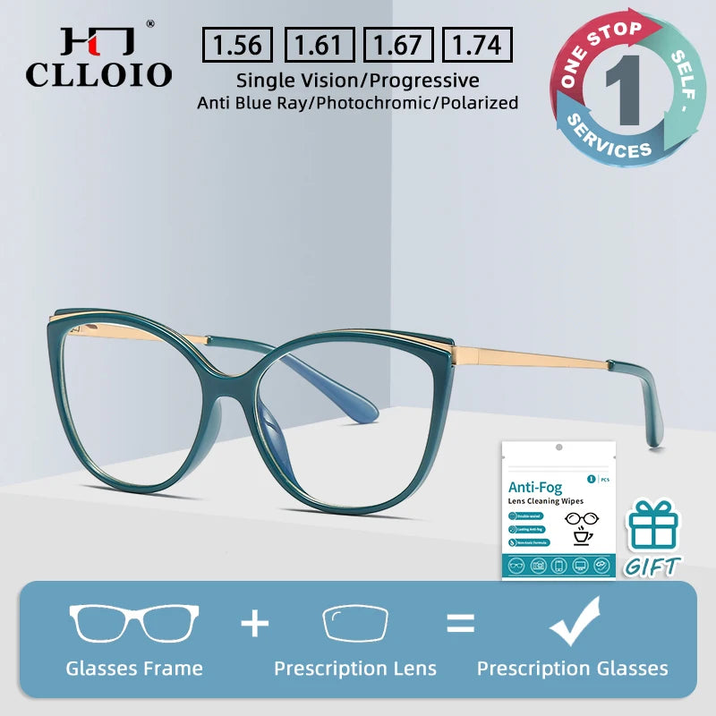 Trendy Butterfly Eyeframe Glasses for Women | Anti Blue Light 2026