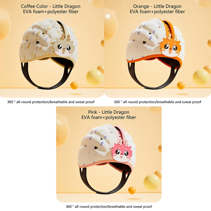 Baby Safety Hat | Adjustable Anti-Fall Head Protection Cap