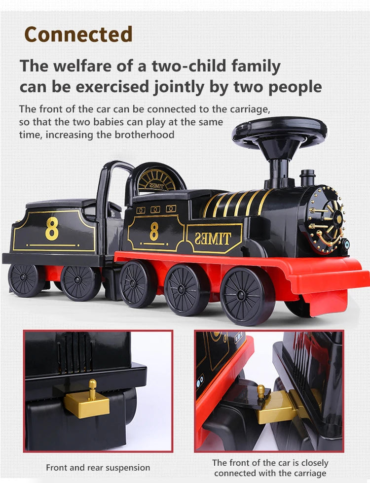 Electric Train Kids Riding Toy | Fun Railway Ride-on for Kids