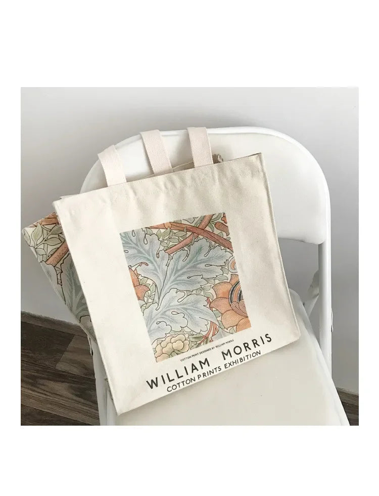 Vintage Canvas Shoulder Bag | Stylish Casual Tote for Women