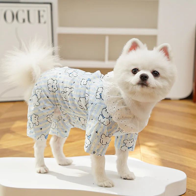 Adorable Spring & Summer Dog Jumpsuit | Perfect for Small Breeds
