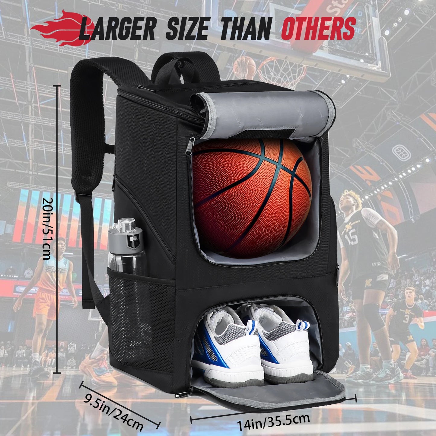 Versatile Sports Backpack with Shoe Compartment | Ultimate Training Gear