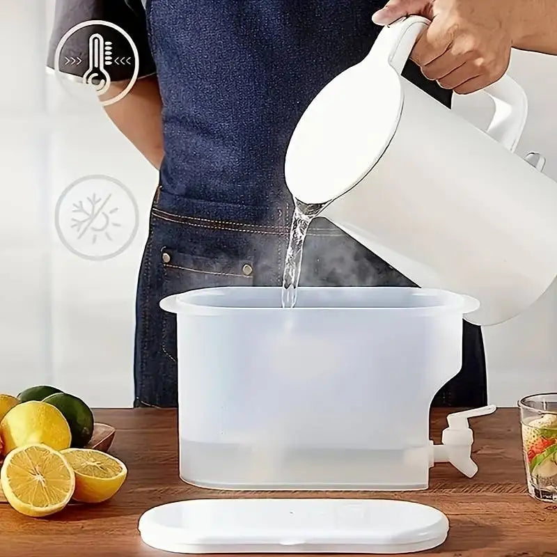 3.5L Water Kettle with Faucet | Cold Beverage Dispenser for Summer