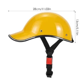 Retro Baseball Helmet with Extended Brim | Unisex Sun Protection
