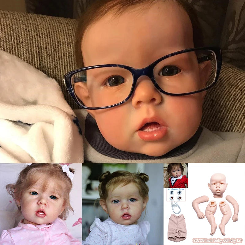 20/28 Inch Reborn Doll Kit | Unfinished Soft Touch Baby Kit