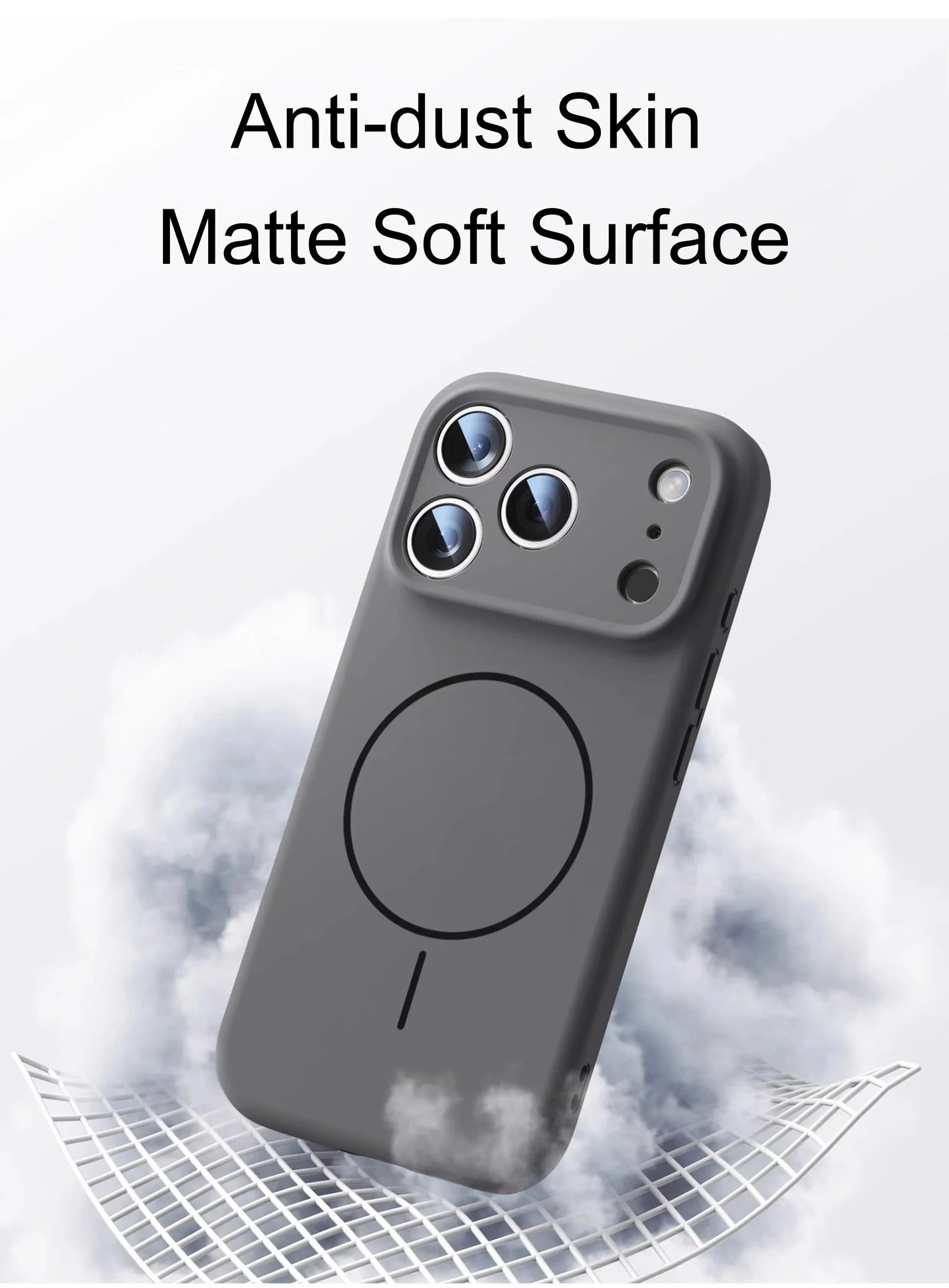 Magnetic Liquid Silicone Phone Case | Soft & Durable Protection