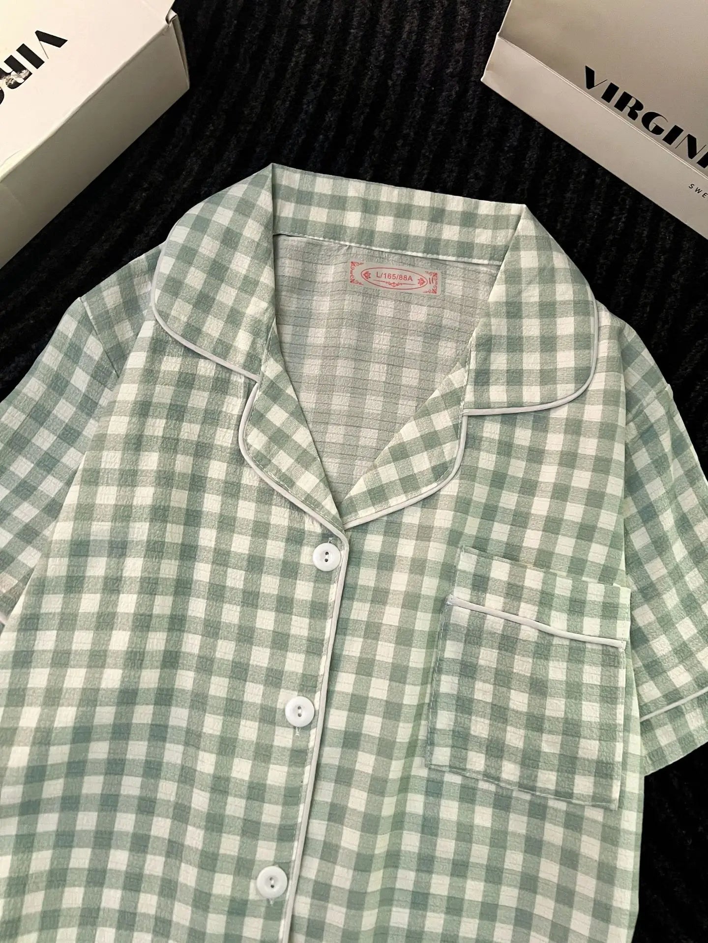 Cute Women's Summer Pajamas | Comfortable Bubble Cotton Home Wear