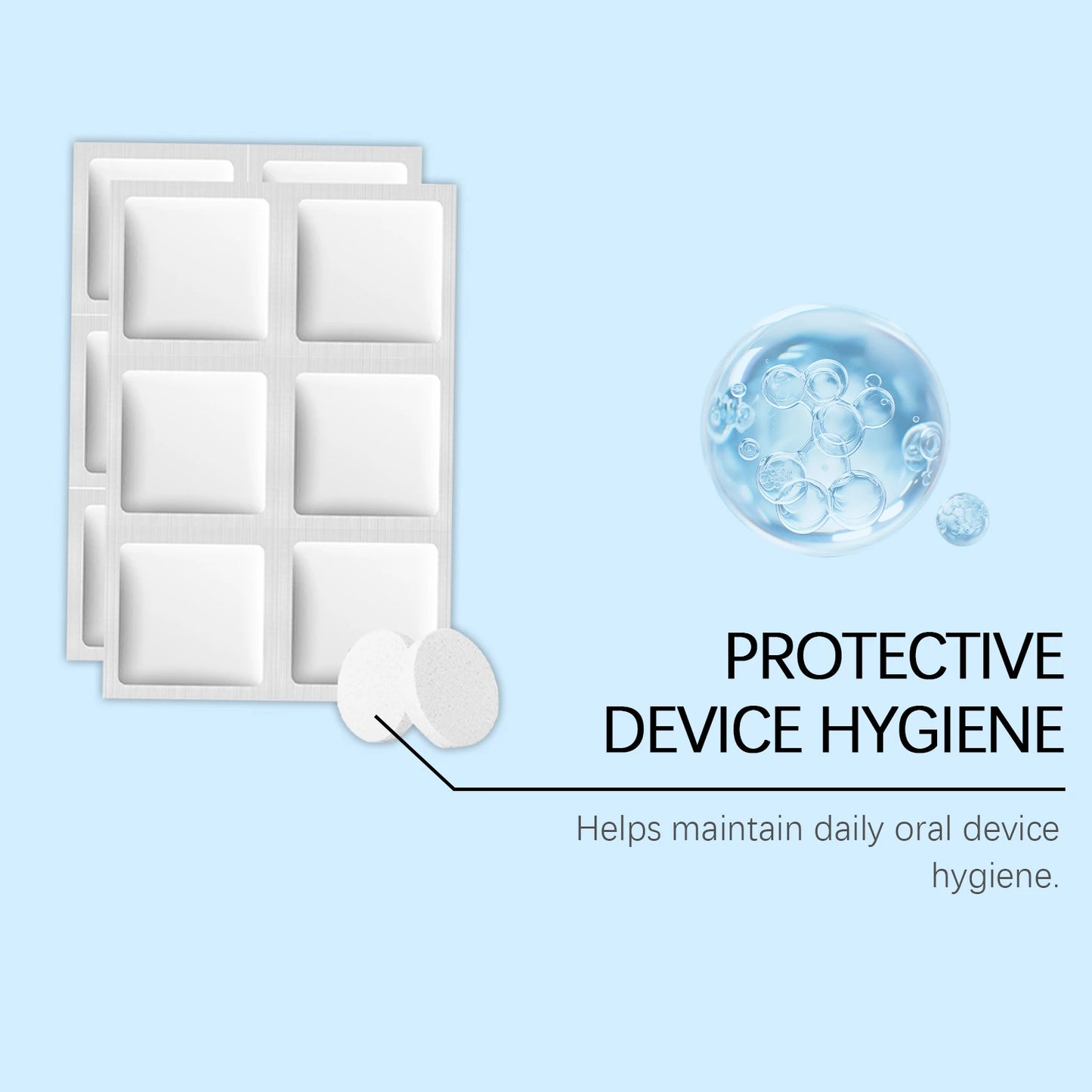Denture Cleaning Effervescent Tablets | Daily Stain Removal