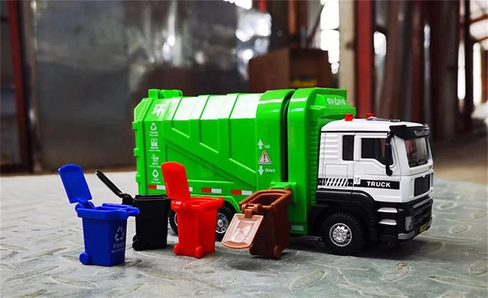 Electric Vacuum Cleaner Garbage Truck Model Toy for Kids