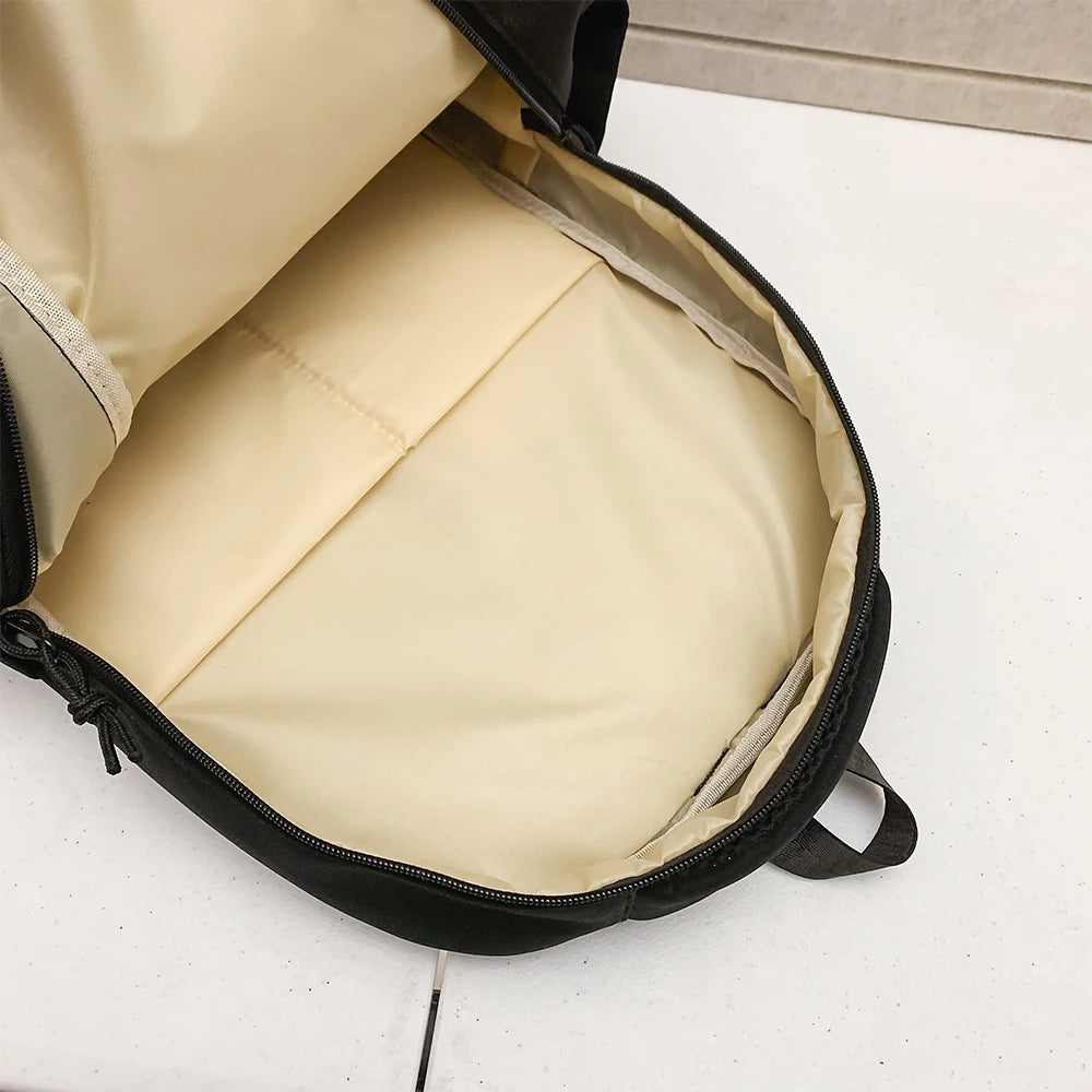 Large Capacity Solid Color Backpack for Students | Travel Ready