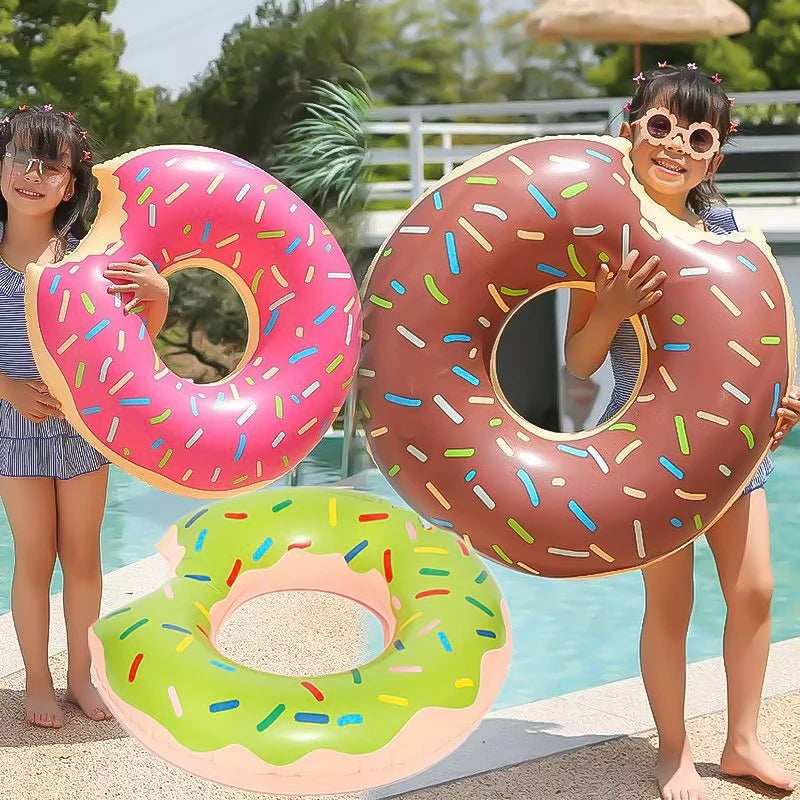 Giant Inflatable Donut Swimming Ring | Fun Pool Float Toy