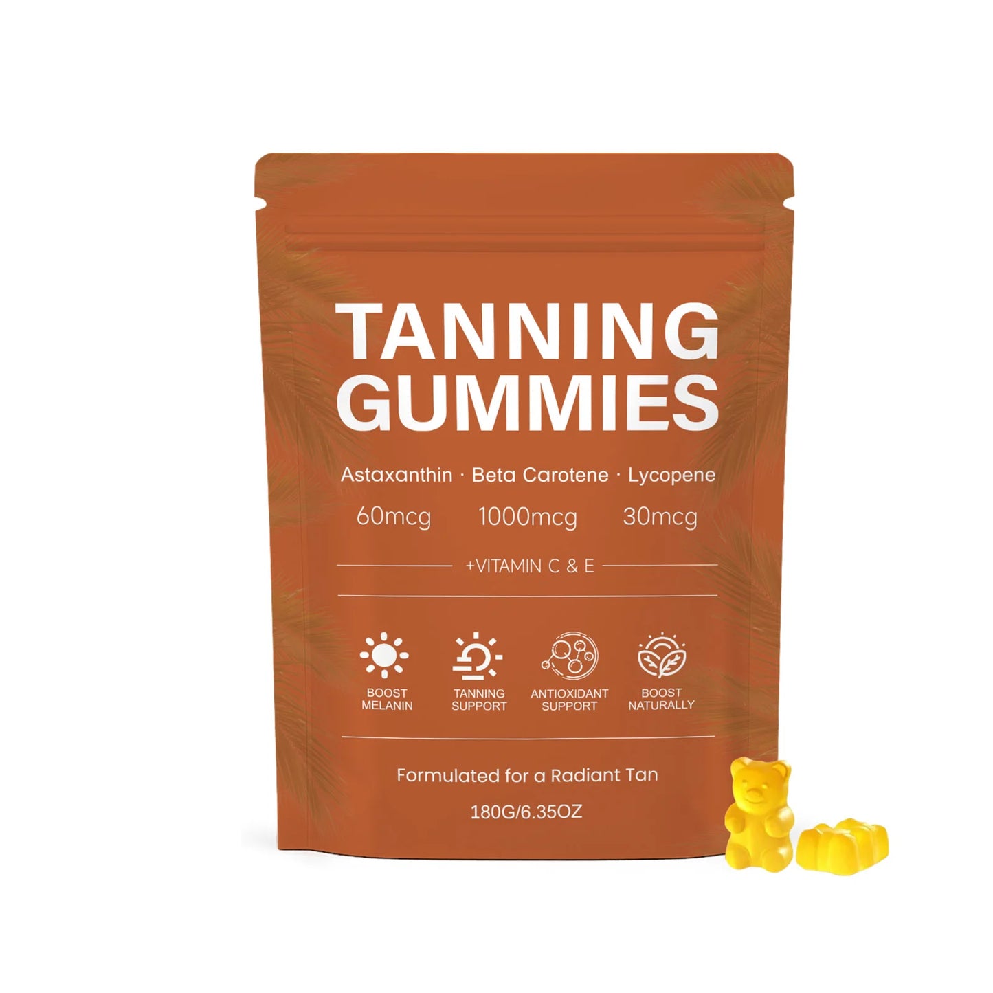 Melanin Tanning Gummies | Antioxidant Support for Outdoor Fun