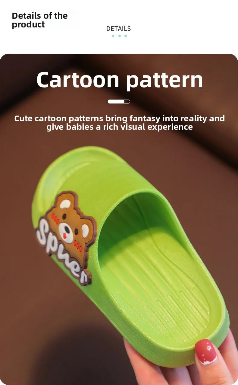 Cute Cartoon Kids EVA Slippers | Fun Summer Toddler Sandals