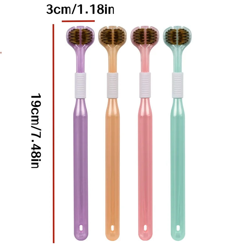 4-Pack Premium Toothbrush Set | Soft Bristles & Elegant Design