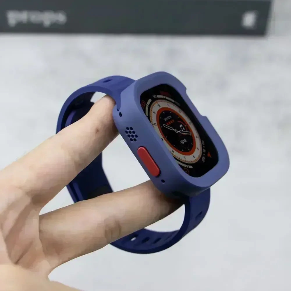 Candy Silicone Case & Strap for All Apple Watch Sizes