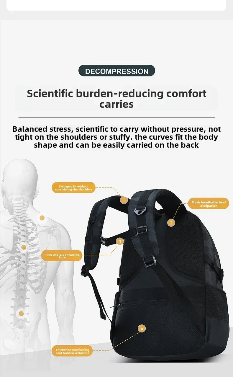 Camouflage School Backpack for Teens | Waterproof Student Bag