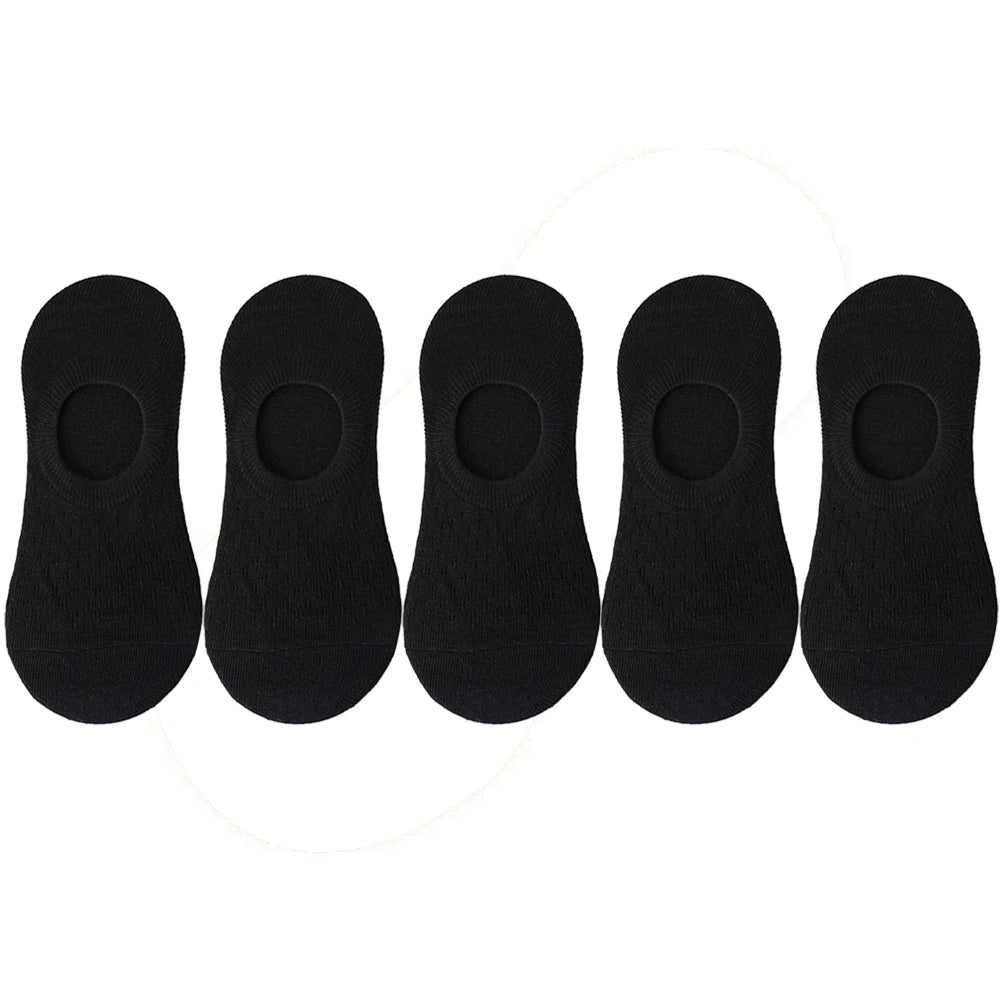 Women's Invisible Boat Socks Set | Breathable Non-Slip Comfort