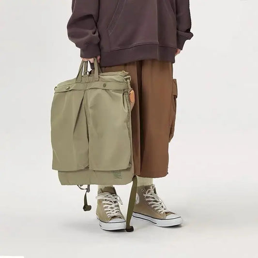 Mochila y bolso cruzado retro 3 en 1 para uso versátil