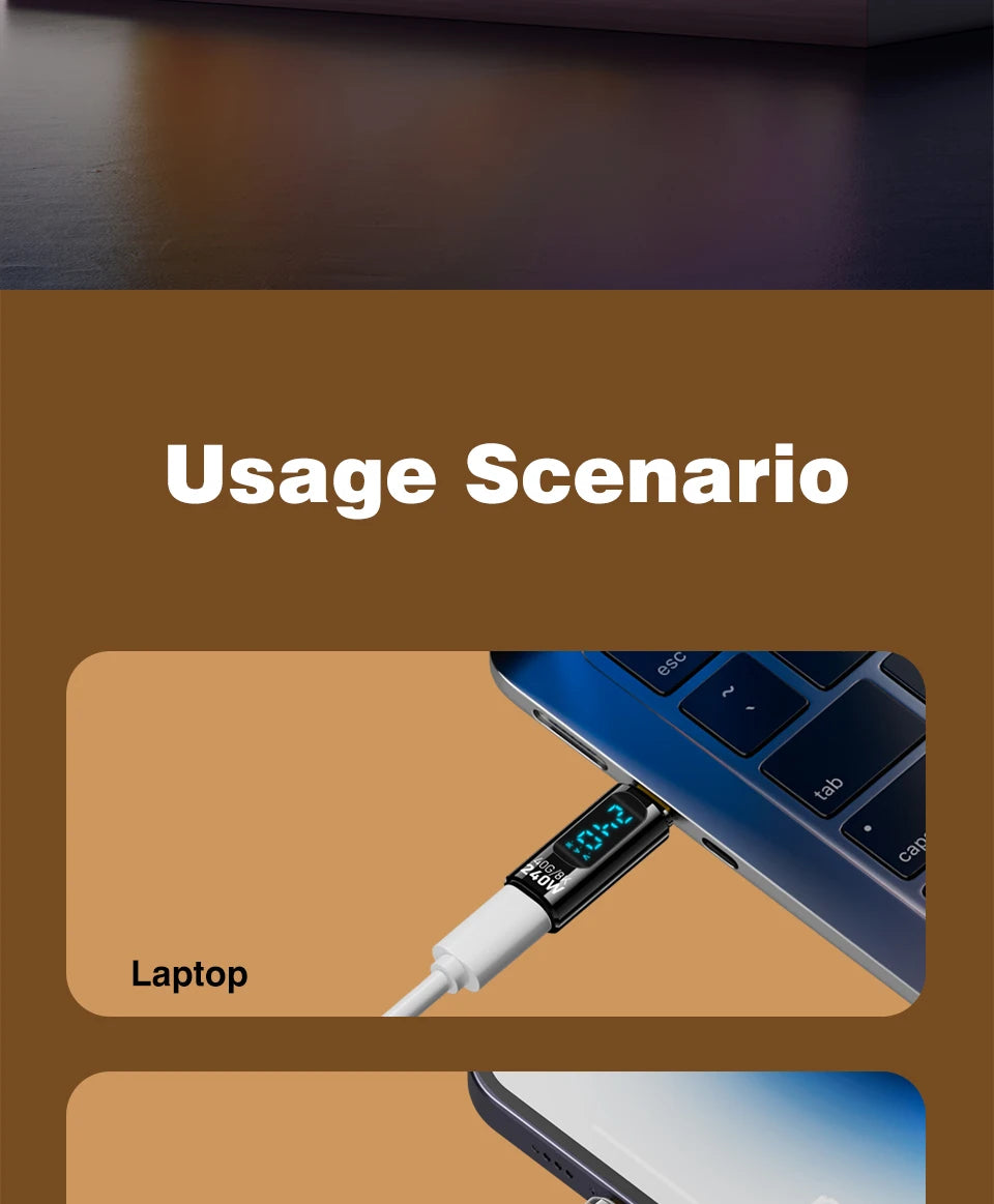 High-Speed USB4 Type C Adapter | 40Gbps Thunderbolt Connector