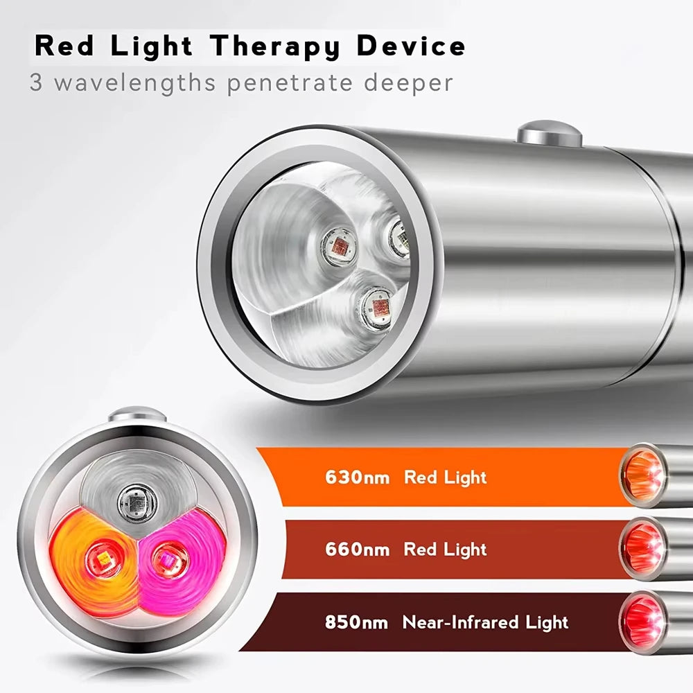 Red Light Therapy for Pain Relief & Anti-Aging Skin Care Device