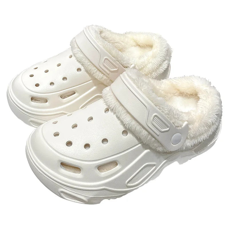 Women's Plush Corduroy Slippers | Cozy Warm Indoor Footwear