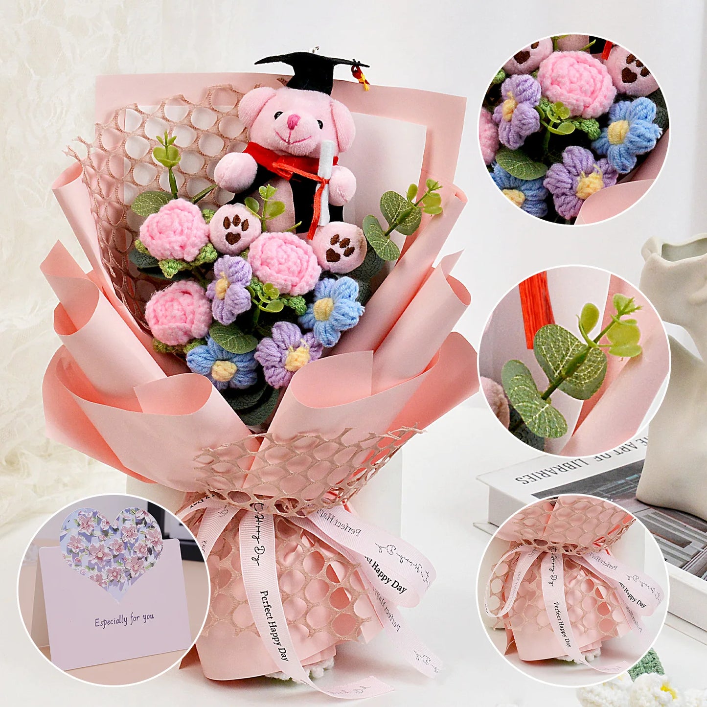 Handmade Crochet Flowers Bouquet | Perfect for Any Occasion