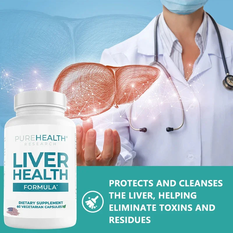 Liver Health Supplement with Milk Thistle, Ginger & Turmeric
