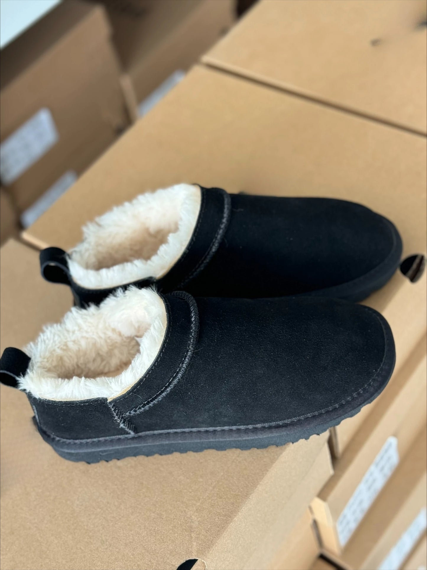 Classic Women's Snow Boots | Cozy Cowhide Wool Slippers
