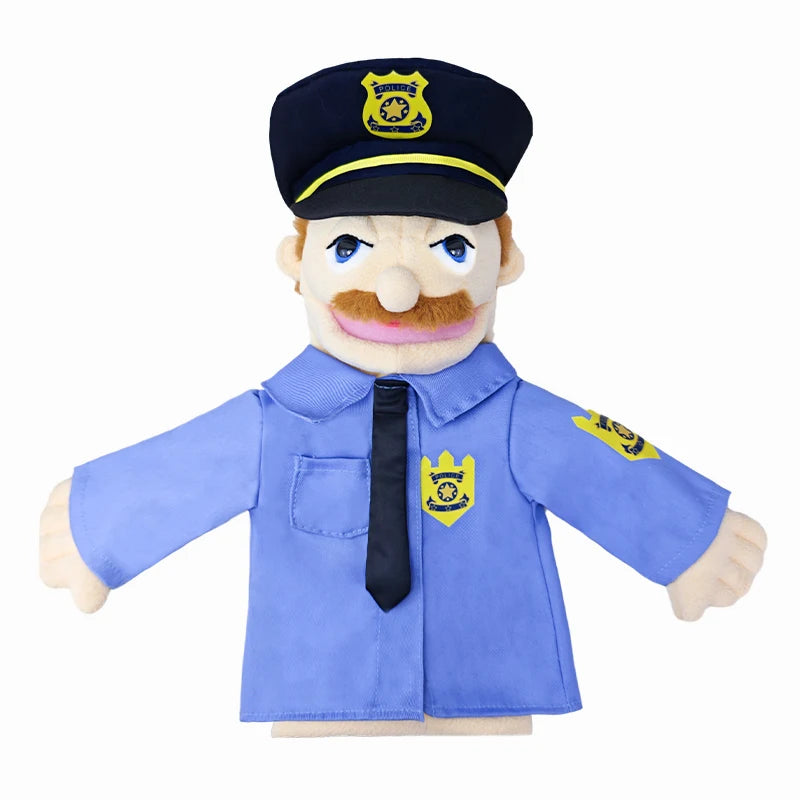 Cartoon Profession Series Plush Hand Puppets | Fun & Engaging Dolls