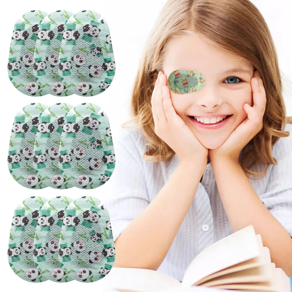 60Pcs Cartoon Amblyopia Eye Patches for Kids | Vision Care