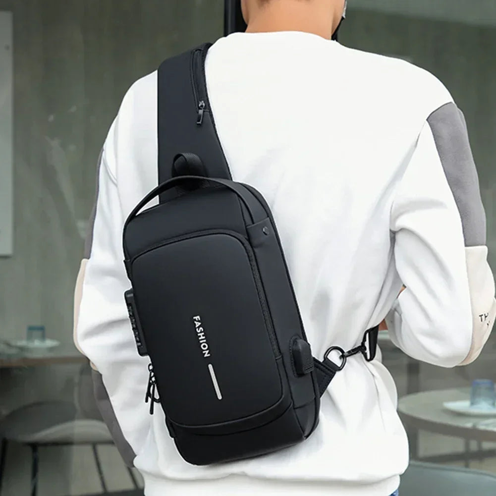 Multifunction Anti-theft USB Shoulder Bag | Stylish Crossbody Pack