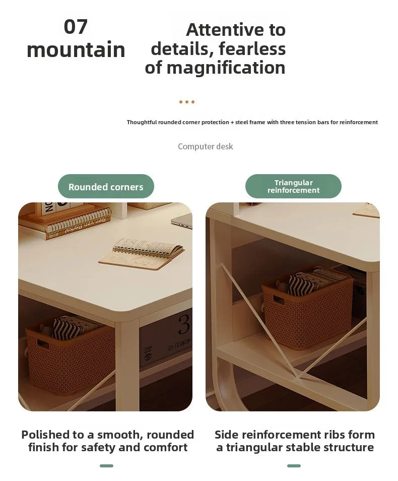 Simple and Stylish Desktop Computer Desk for Home Office