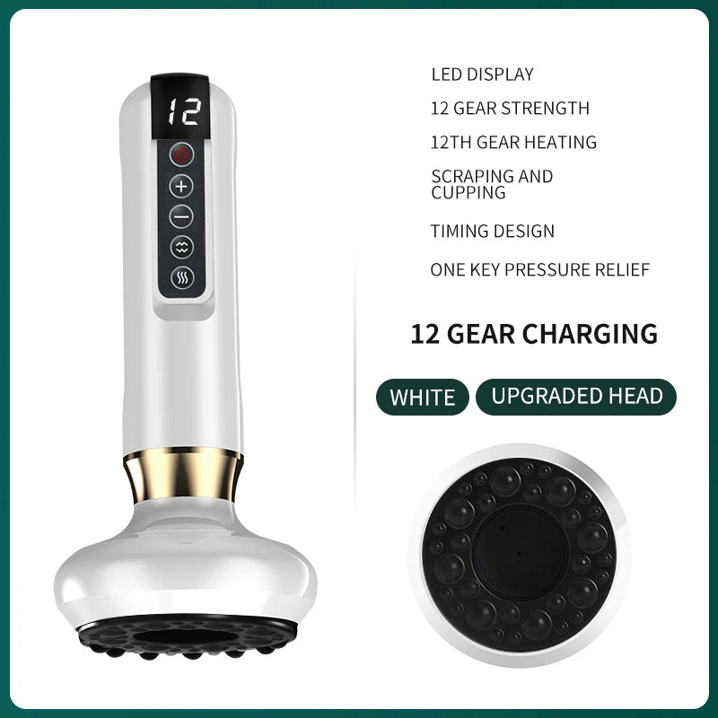 Tricolor Electric Gua Sha Massager | Slimming Infrared Therapy