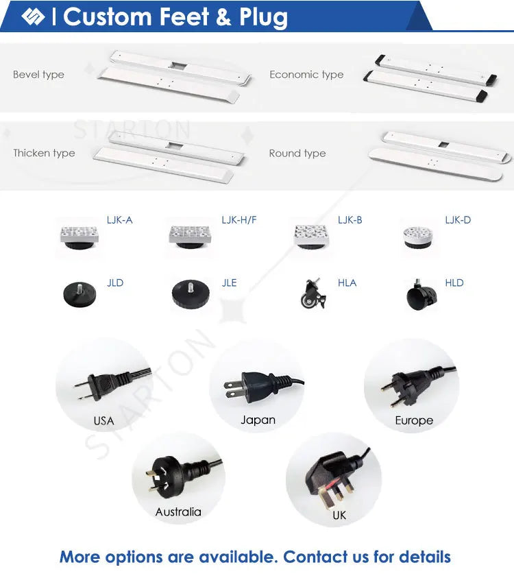 Ergonomic Electric Height Adjustable Standing Desk Frame