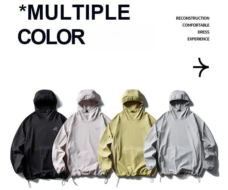 Men's Lightweight & Quick-Dry Sports Hoodie for Outdoor Adventures