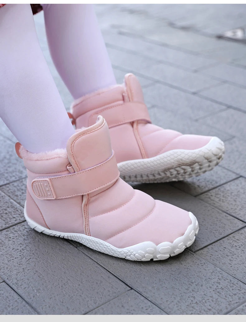 Kids Waterproof Snow Boots | Comfortable & Warm Fur Lined Boots
