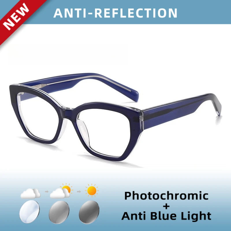 Stylish Cat Eye Reading Glasses | Anti-Blue Light Eyewear