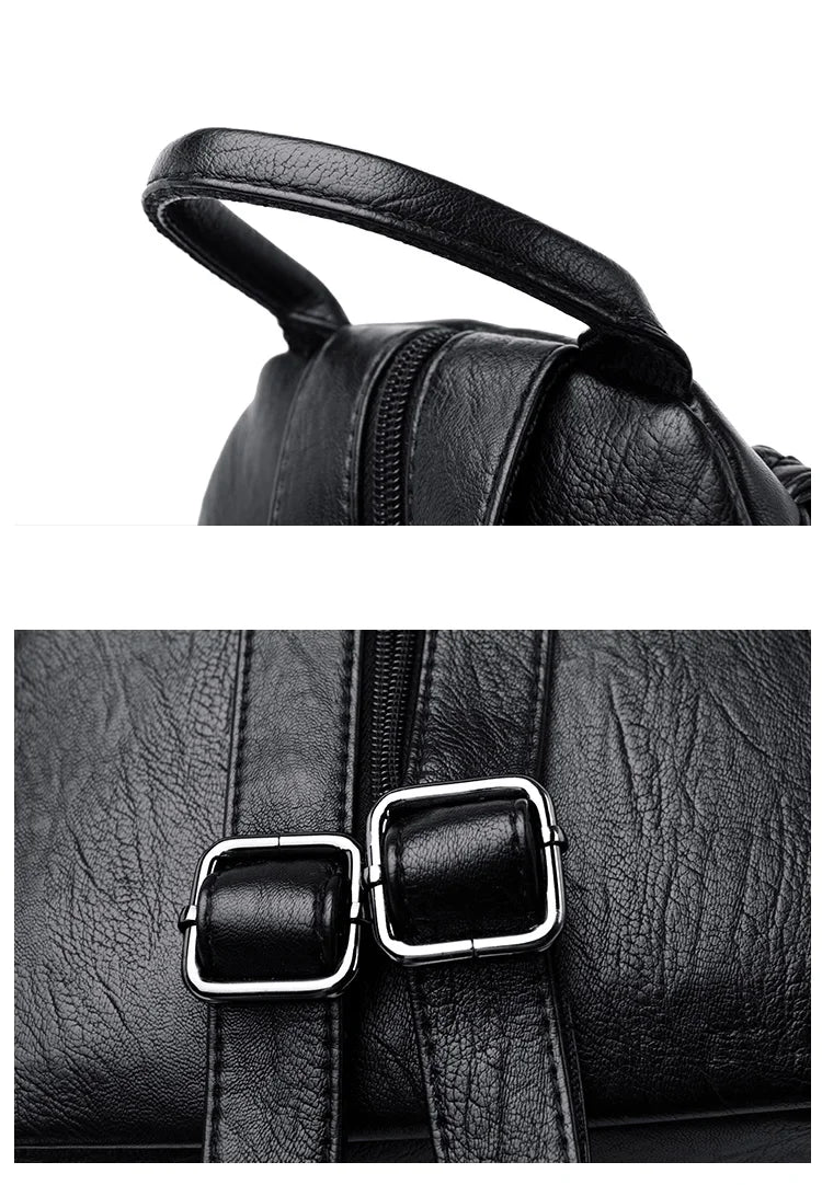 Stylish Women's Leather Backpack | Chic Travel Bag for All Occasions