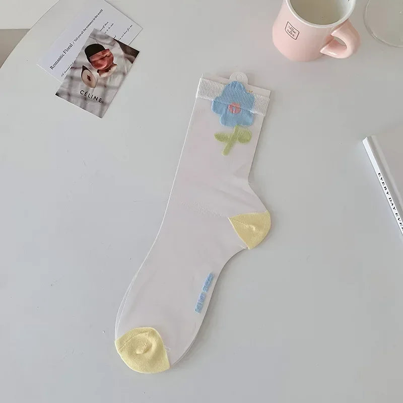 Women's Crystal Silk Socks | Ultra-Thin Breathable Lace Socks