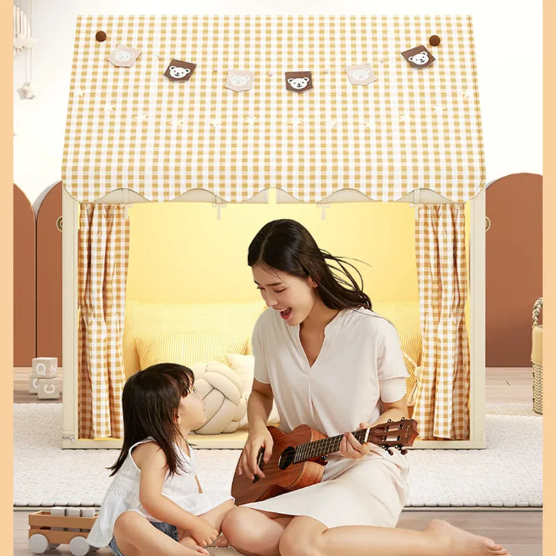 Children's Folding Play Tent | Indoor Outdoor Princess Castle Toy
