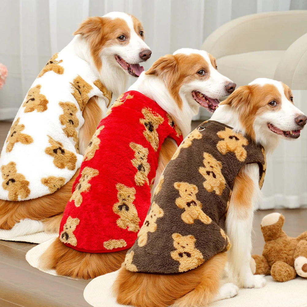 Cozy Pet Flannel Coat | Stylish & Warm Winter Clothing