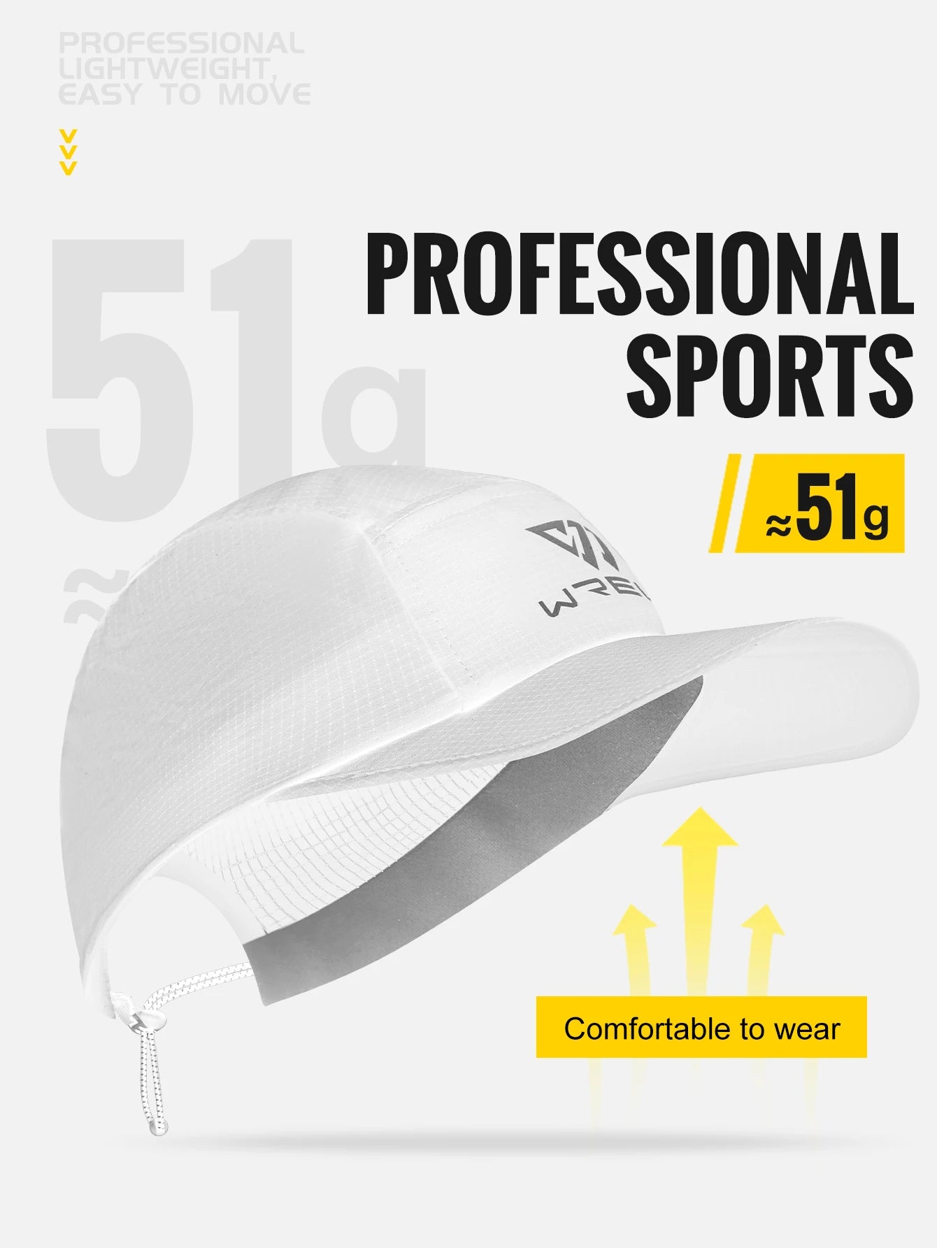 Lightweight Breathable Running Cap | Quick Dry UV Protection Hat