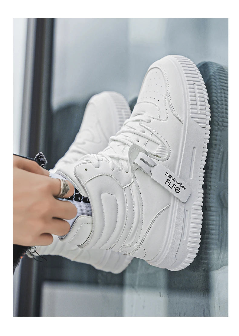 Men's Casual High-Top Sneakers | Stylish & Versatile Footwear