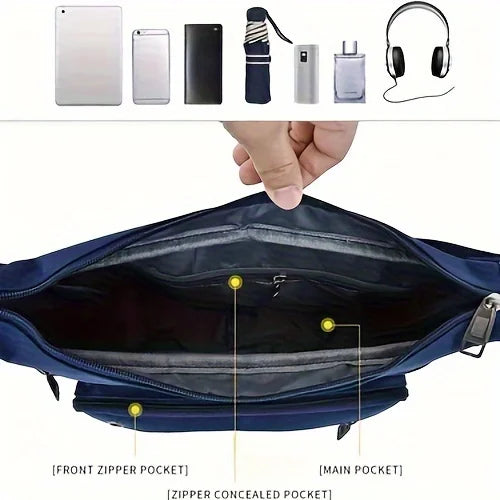 Men's Lightweight Travel Sling Bag | Large Capacity Crossbody