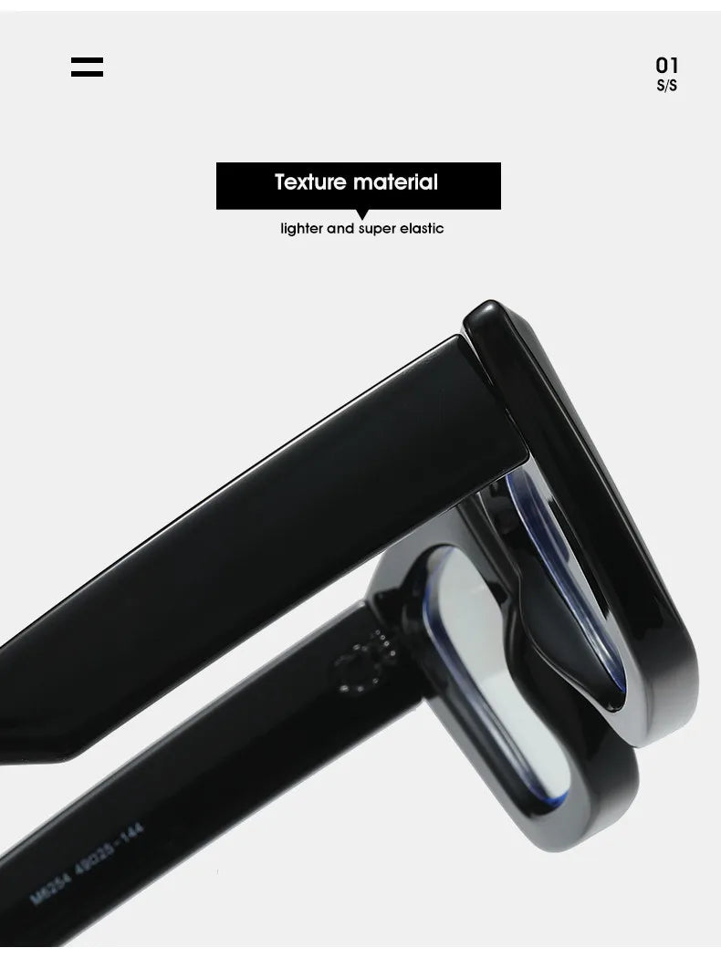 Custom Myopia Glasses | Stylish Butterfly Frame & Blue Light Blocking