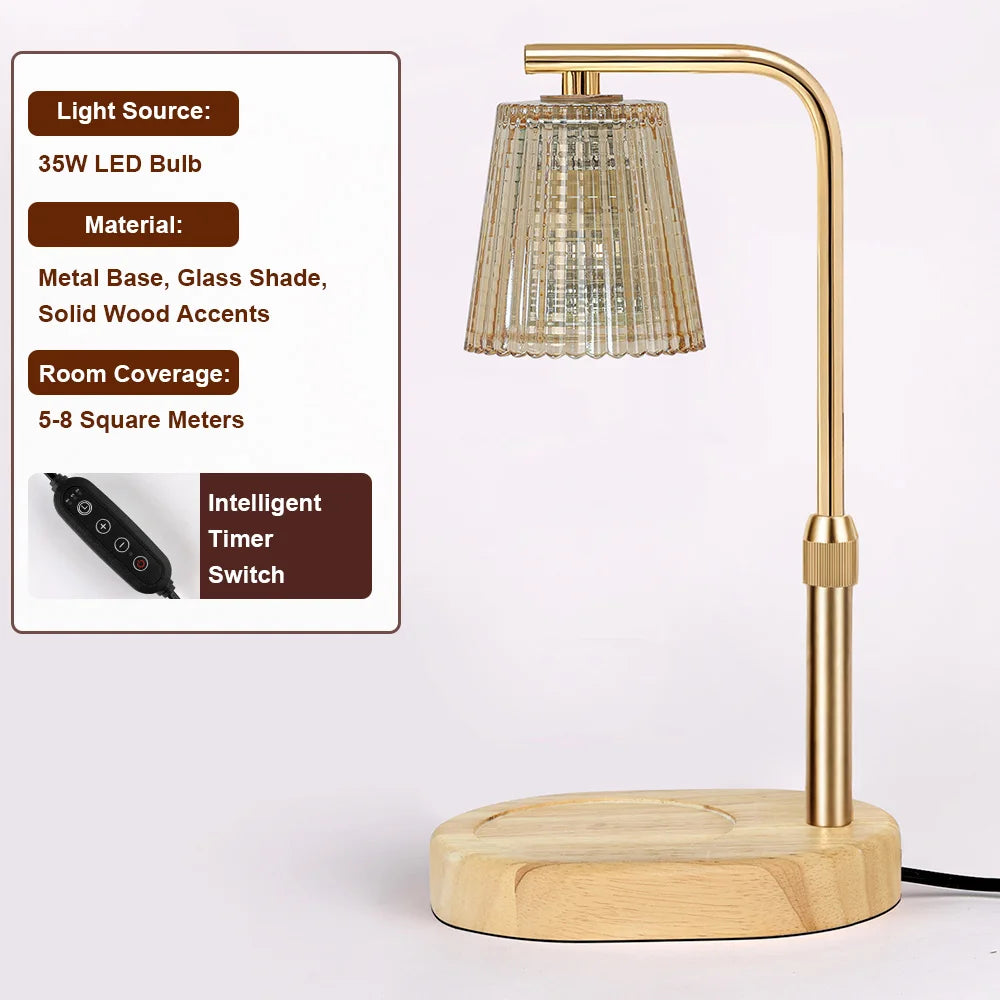 Electric Wax Melts Timer Candle Warmer Lamp | Aromatherapy Decor