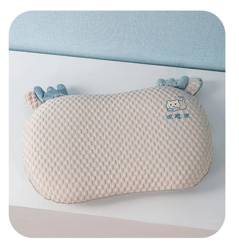Cute Cartoon Cat Belly Pillow | Summer Ice Cooling Cushion