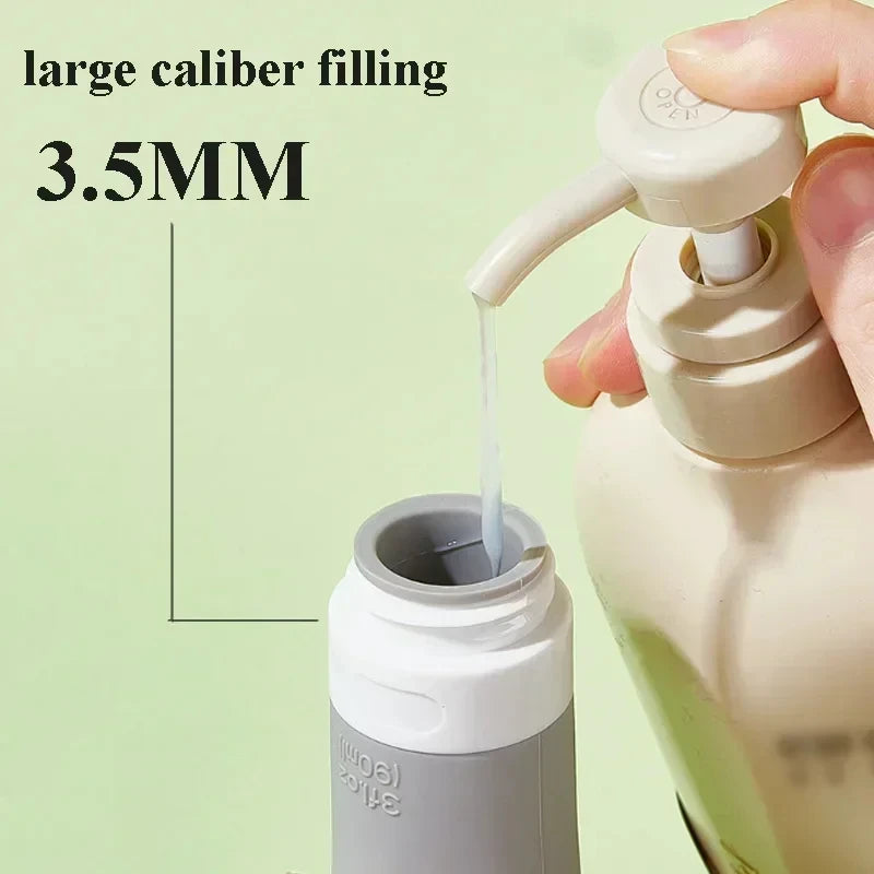 Silicone Travel Dispenser Bottle Set | Durable & Refillable Containers