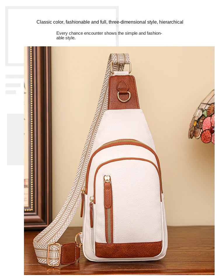 Stylish PU Leather Women Sling Bag | Versatile Crossbody Pack